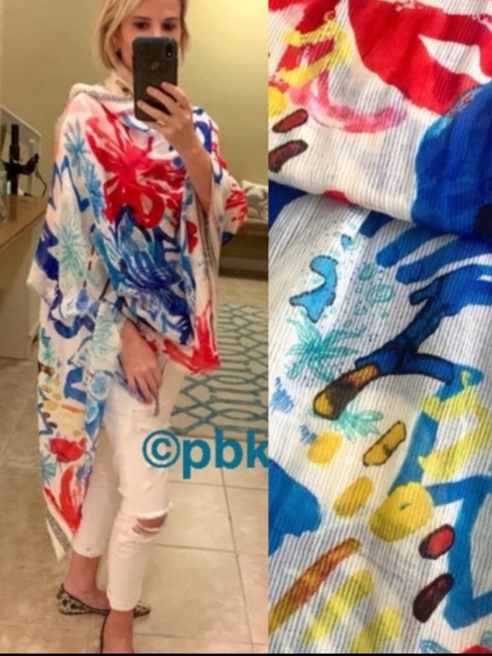 Desigual Colorful Glitter Sequin Scarf Shawl